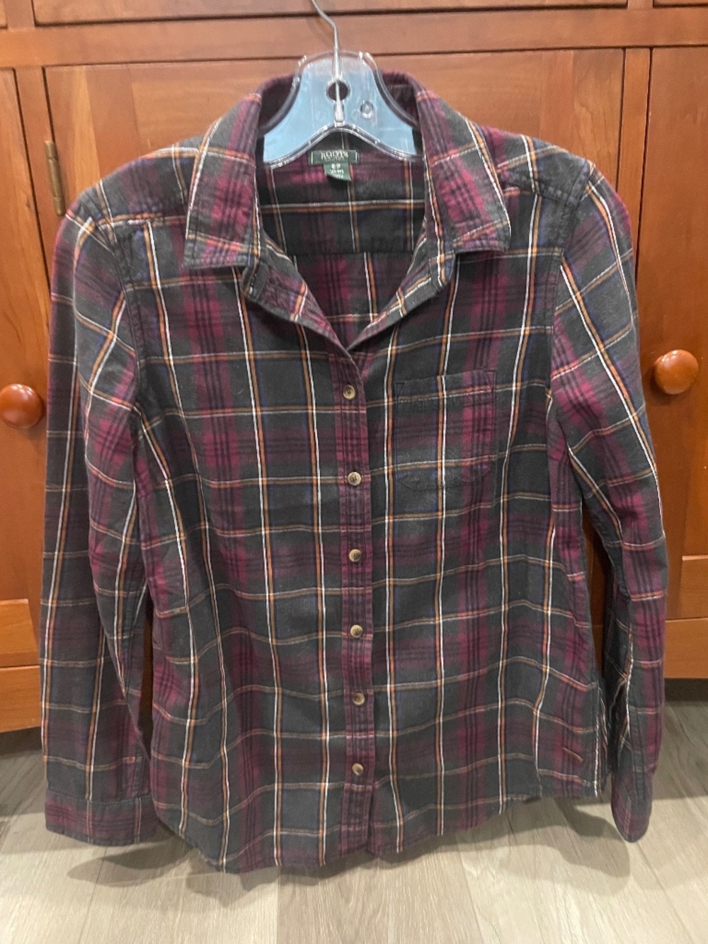 Roots Flannel Plaid Shirt